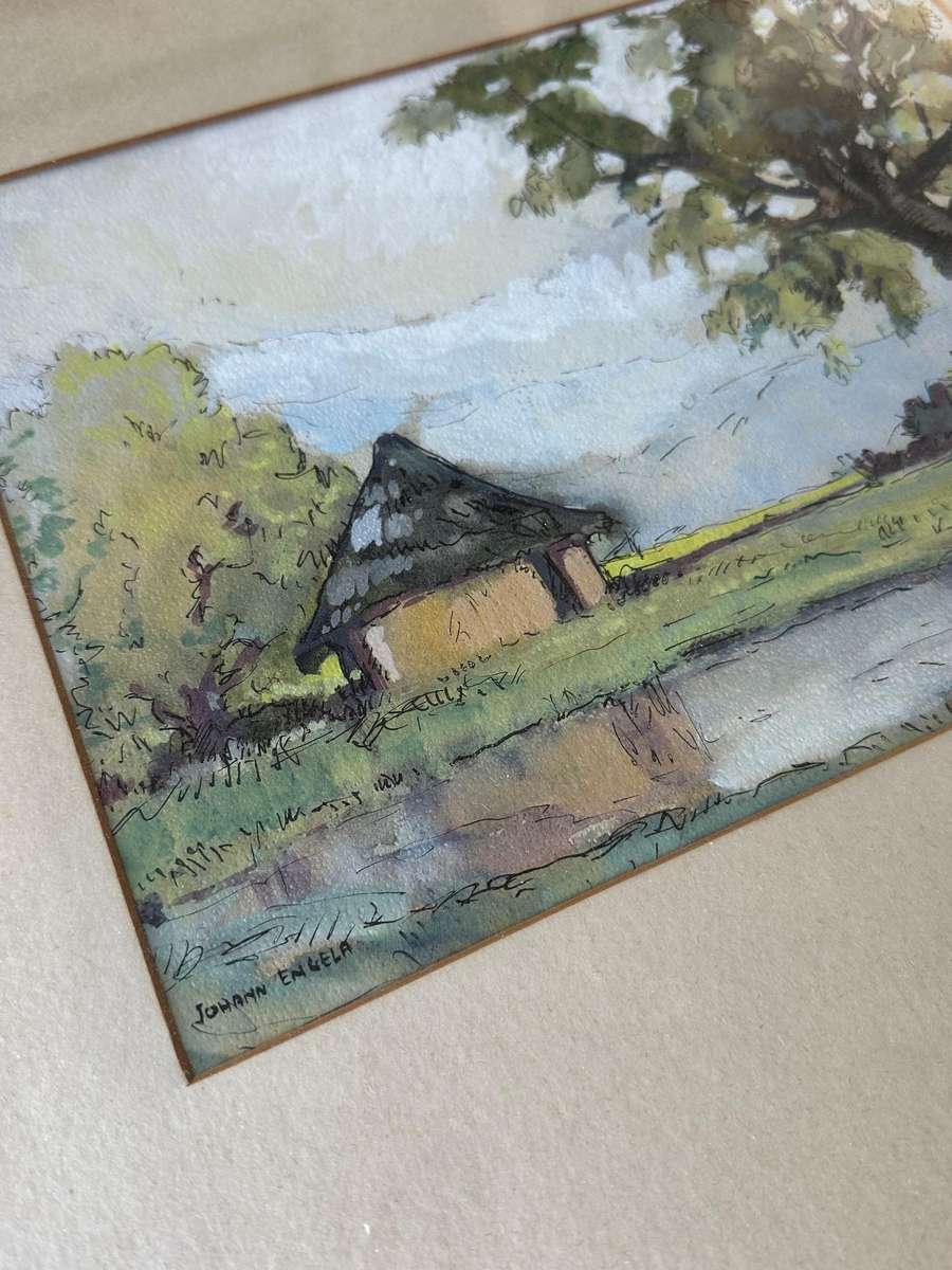 Johan Engela Watercolour Painting