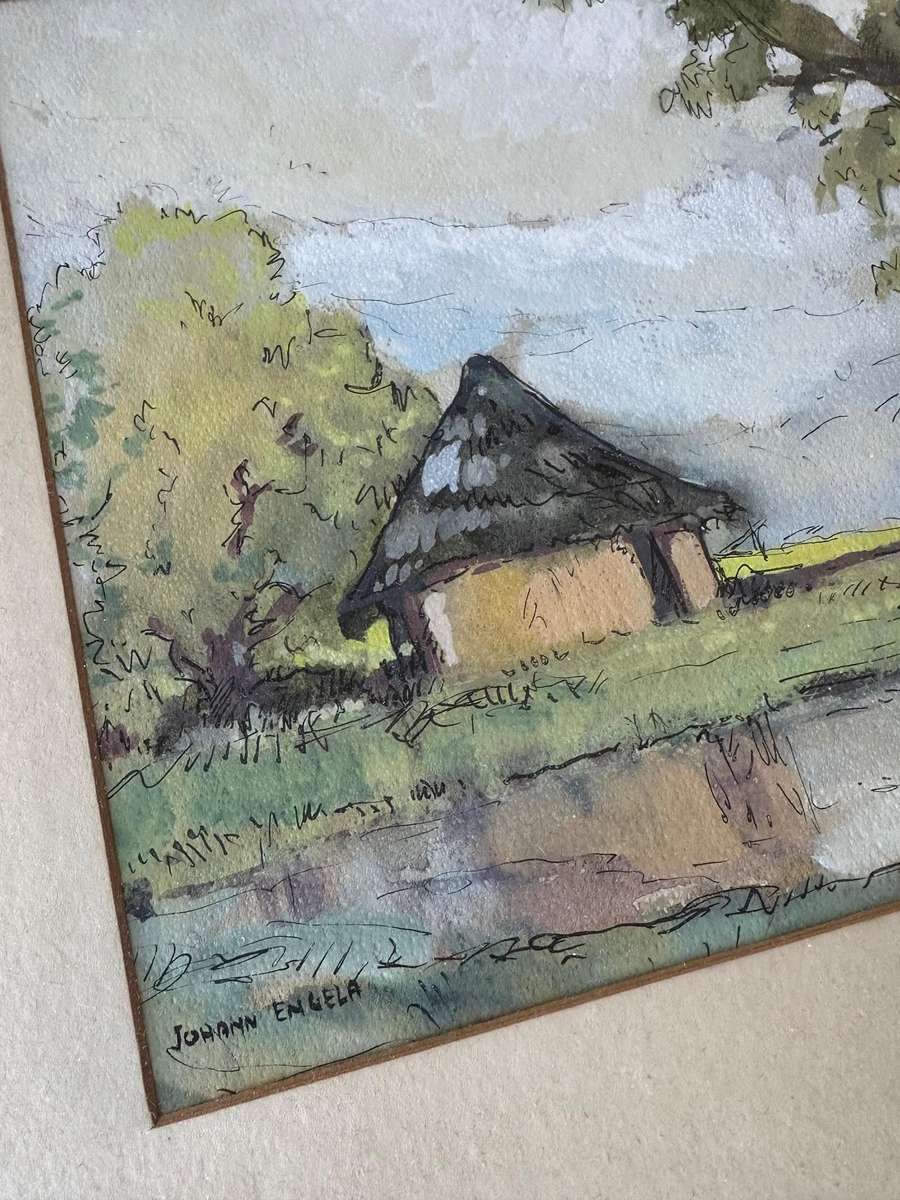 Johan Engela Watercolour Painting