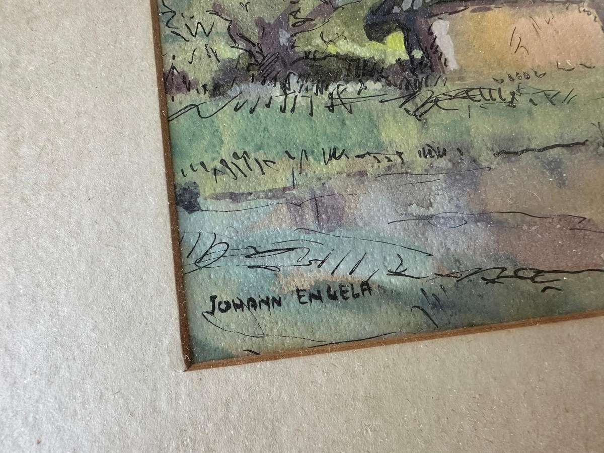 Johan Engela Watercolour Painting