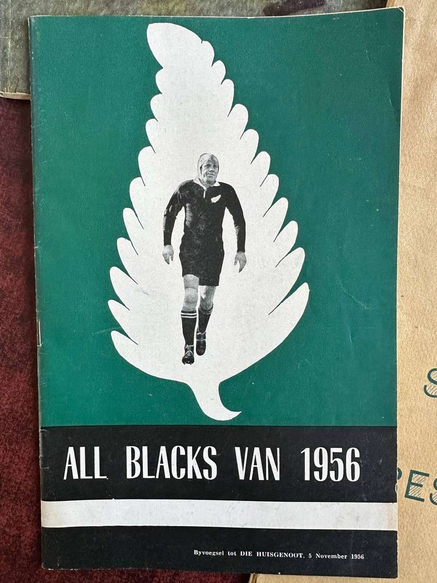 Vintage Springbok Books, Scrapbook with Memorabilia and team signatures