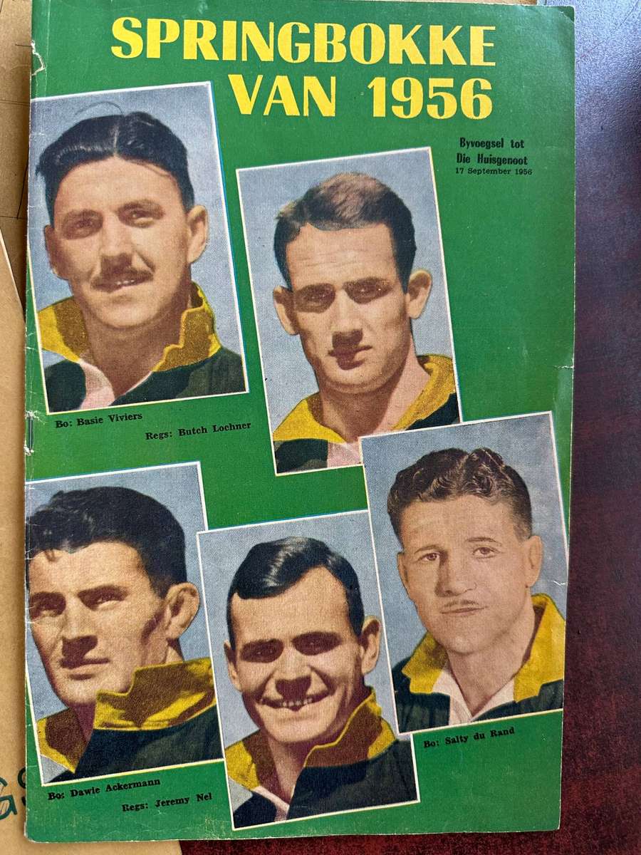 Vintage Springbok Books, Scrapbook with Memorabilia and team signatures