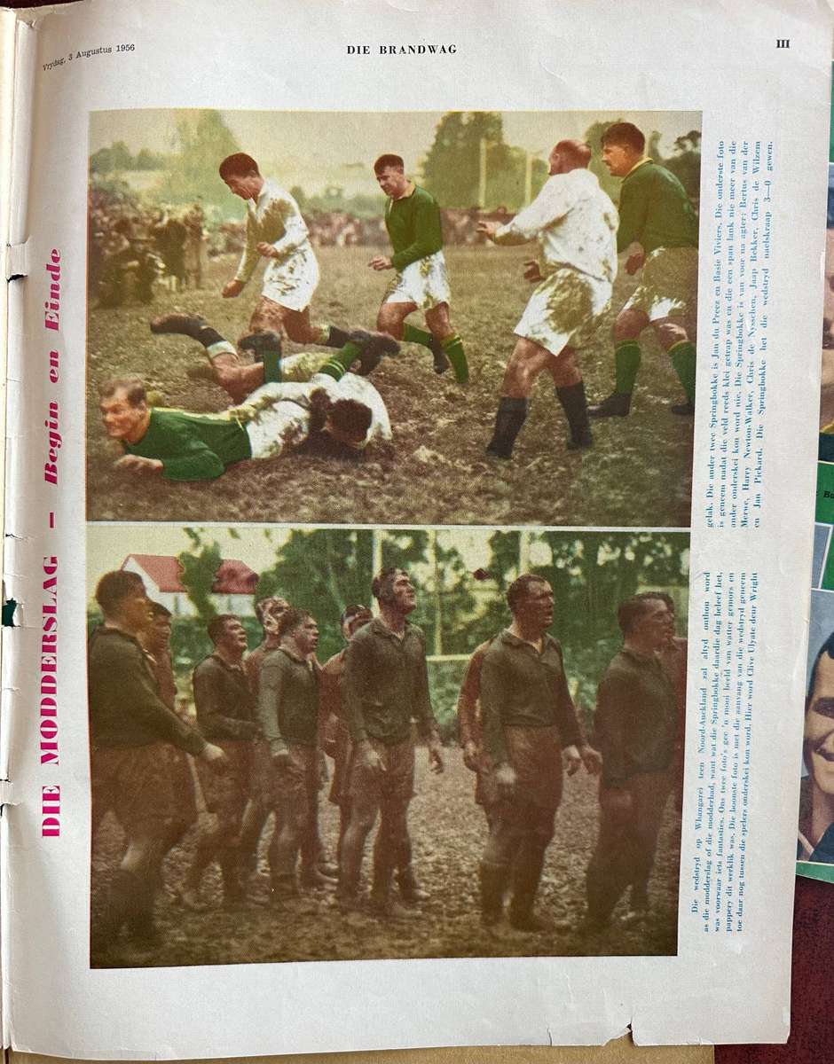 Vintage Springbok Books, Scrapbook with Memorabilia and team signatures