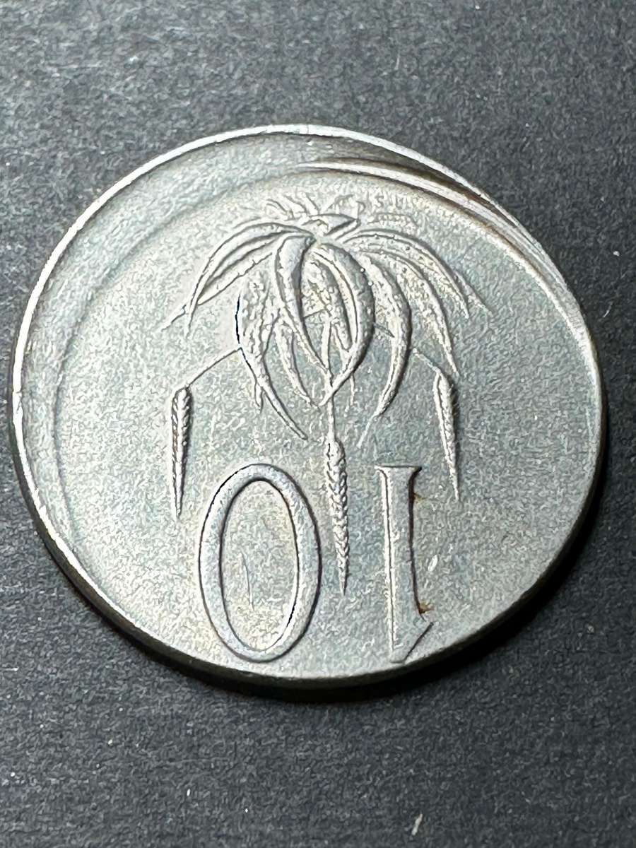 1965 English Error 10 cent coin