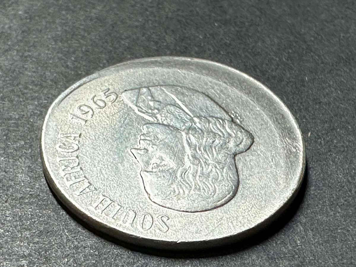 1965 English Error 10 cent coin