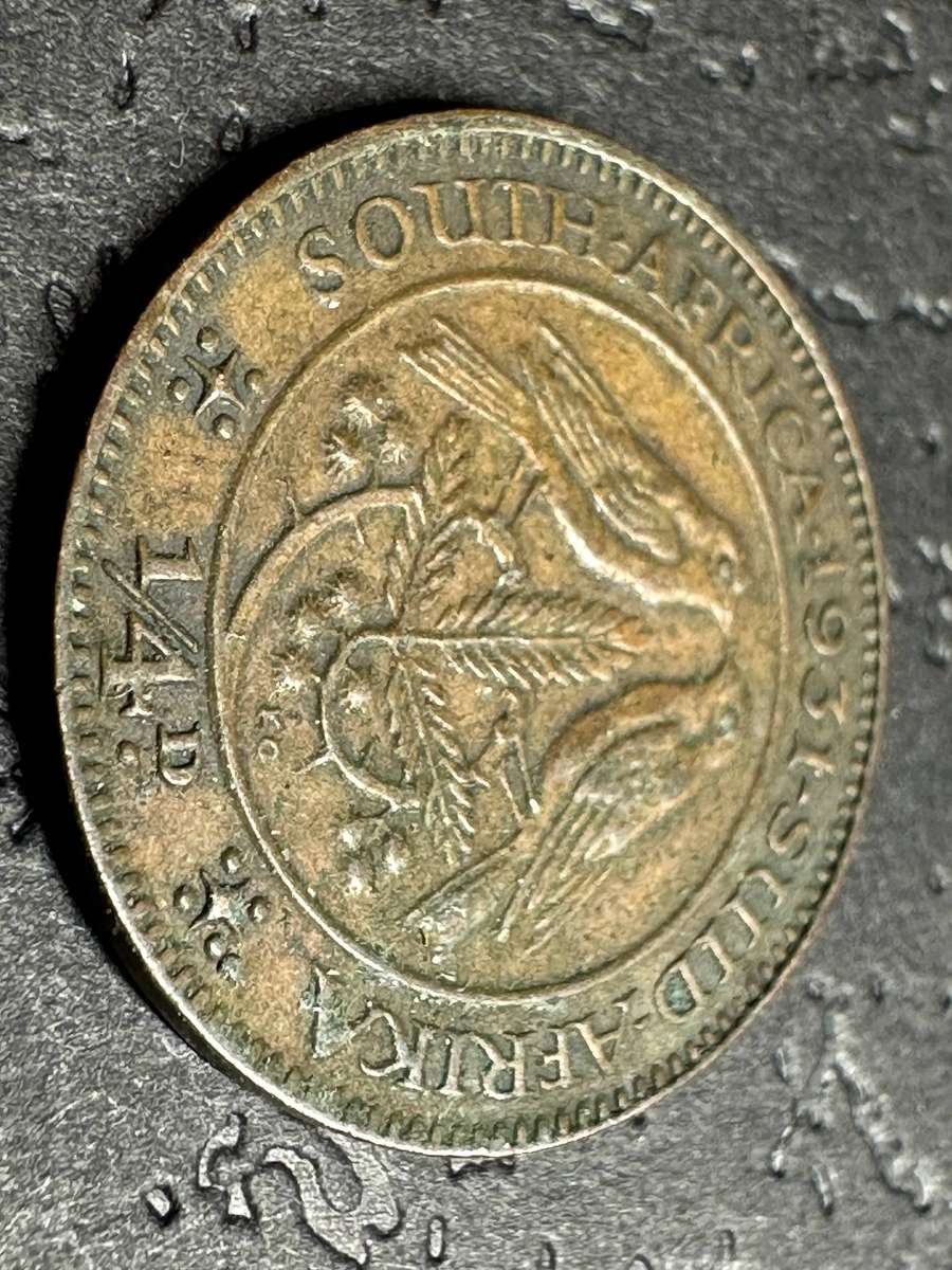 1931 1/4 penny ( oortjie ) Suid coin in EF condition.