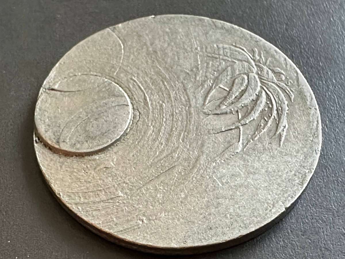1965 nickel 10 cents error coin