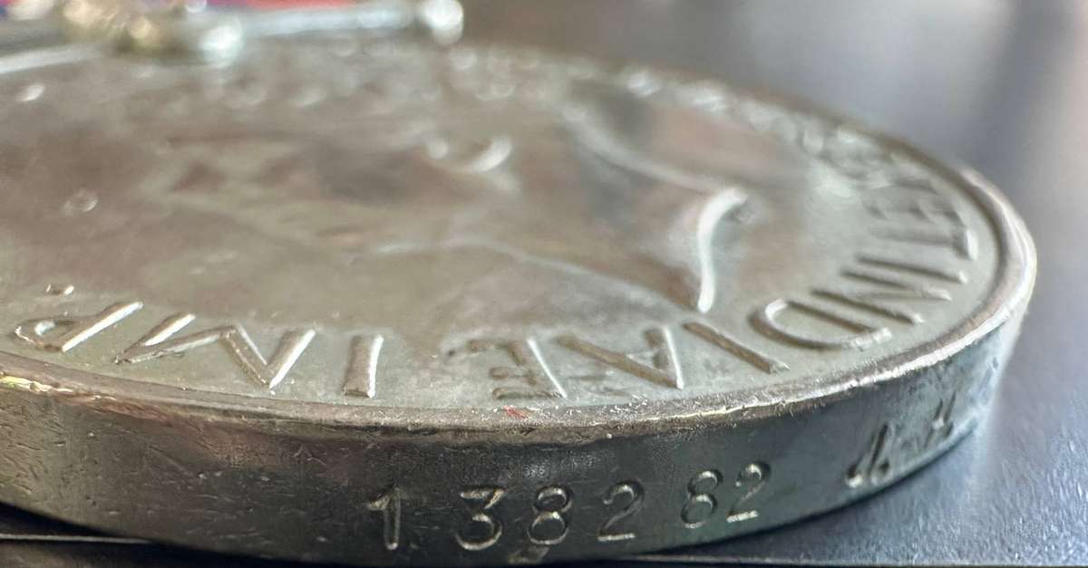 WW2 medal pair with silver Africa medal