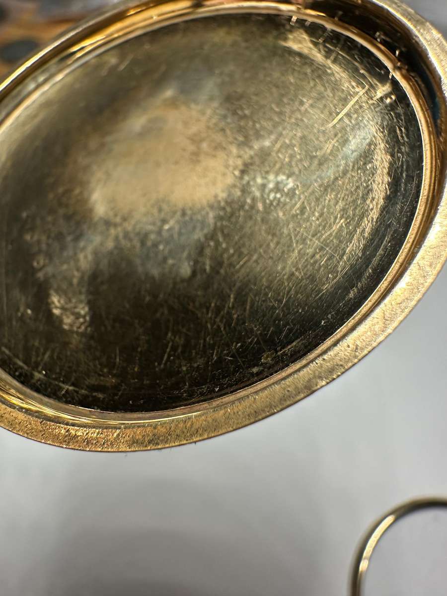 Elgin Gold Plated Pocket Watch & Chain