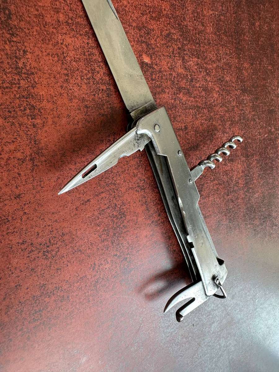 Mercator German Army multi purpose lock blade pocket knife.