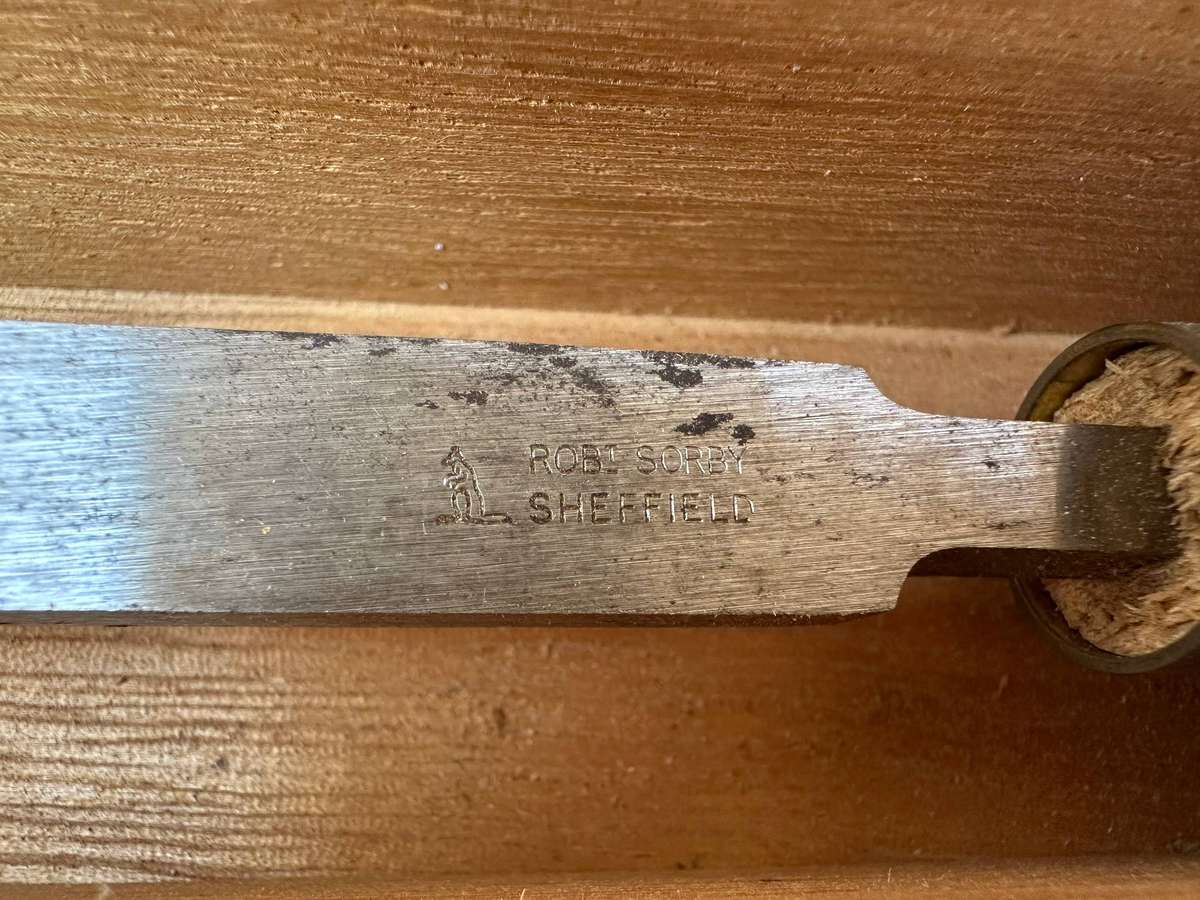 Sorby Lathe Chisels - set of 8 in storage box ( good condition. )