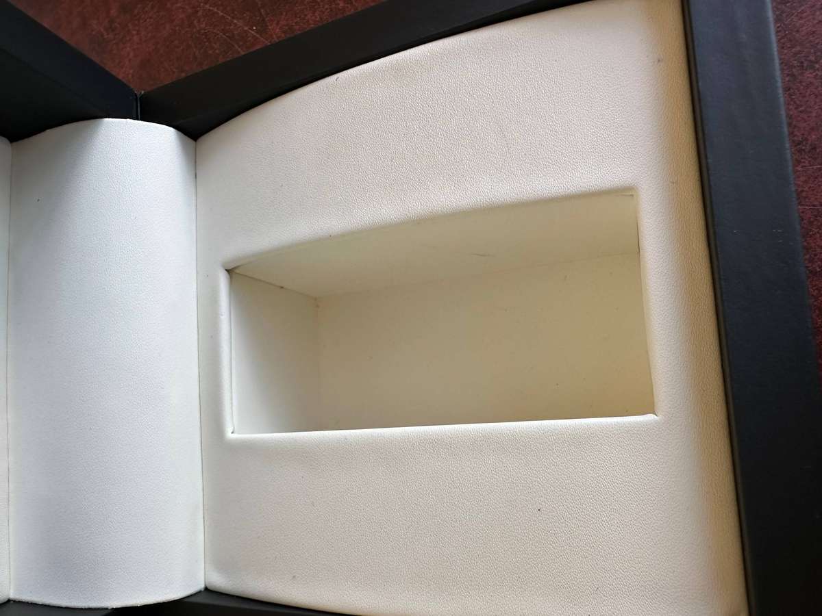 A Michel Herbelin French made watch storage box .