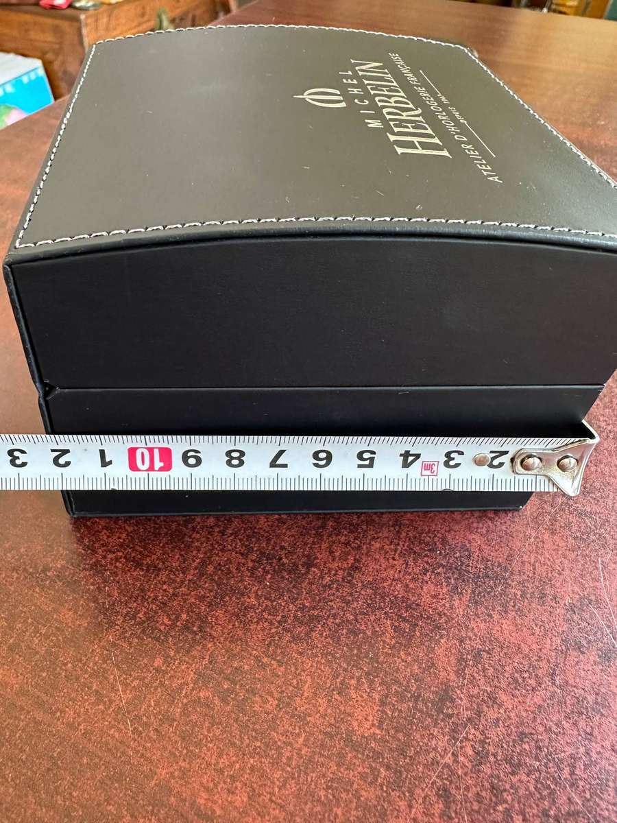 A Michel Herbelin French made watch storage box .