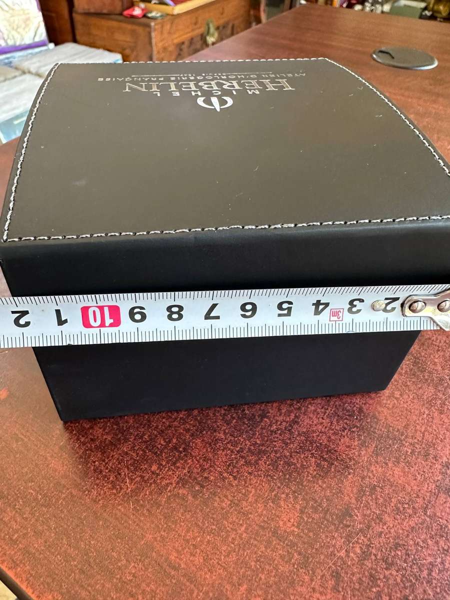 A Michel Herbelin French made watch storage box .
