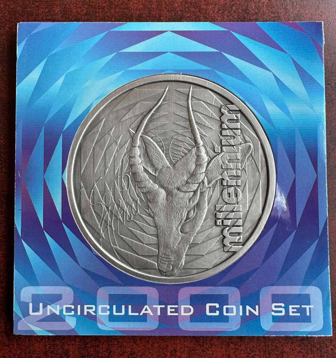 A proof set of South African coins dated 2000