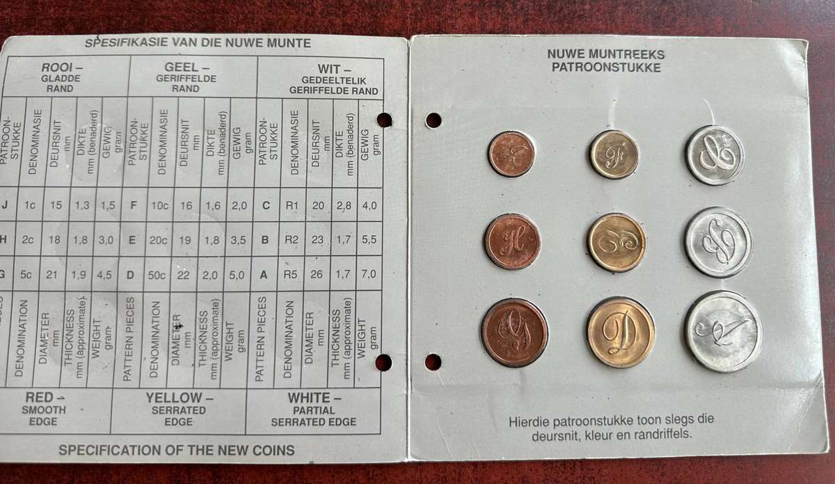 New coin series pattern pieces