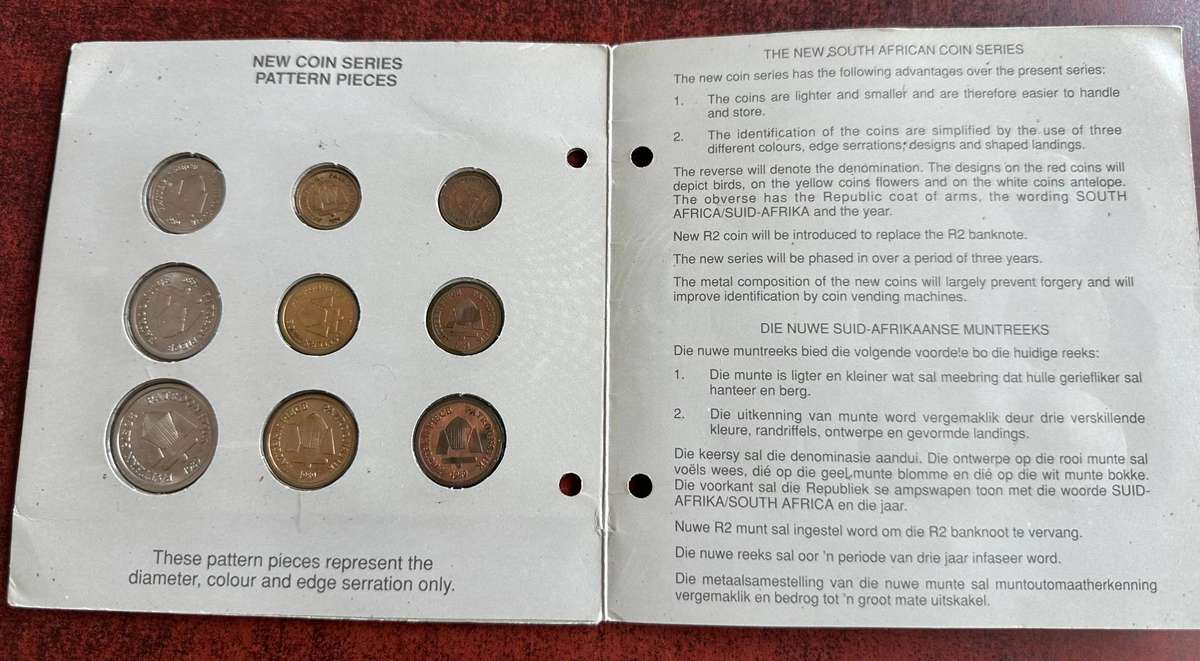 New coin series pattern pieces