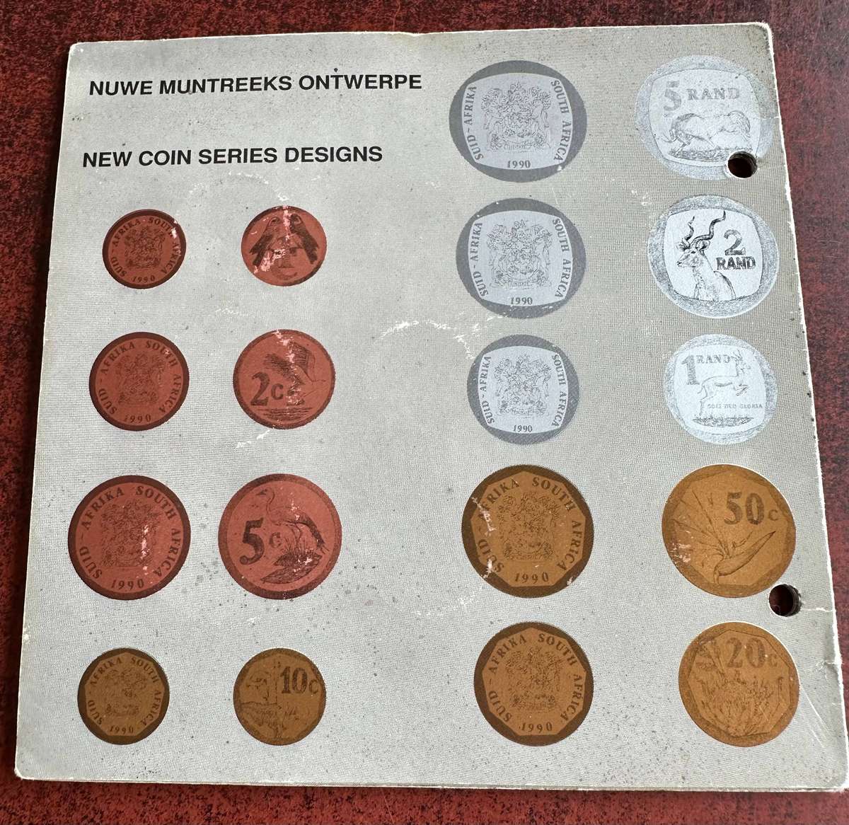 New coin series pattern pieces