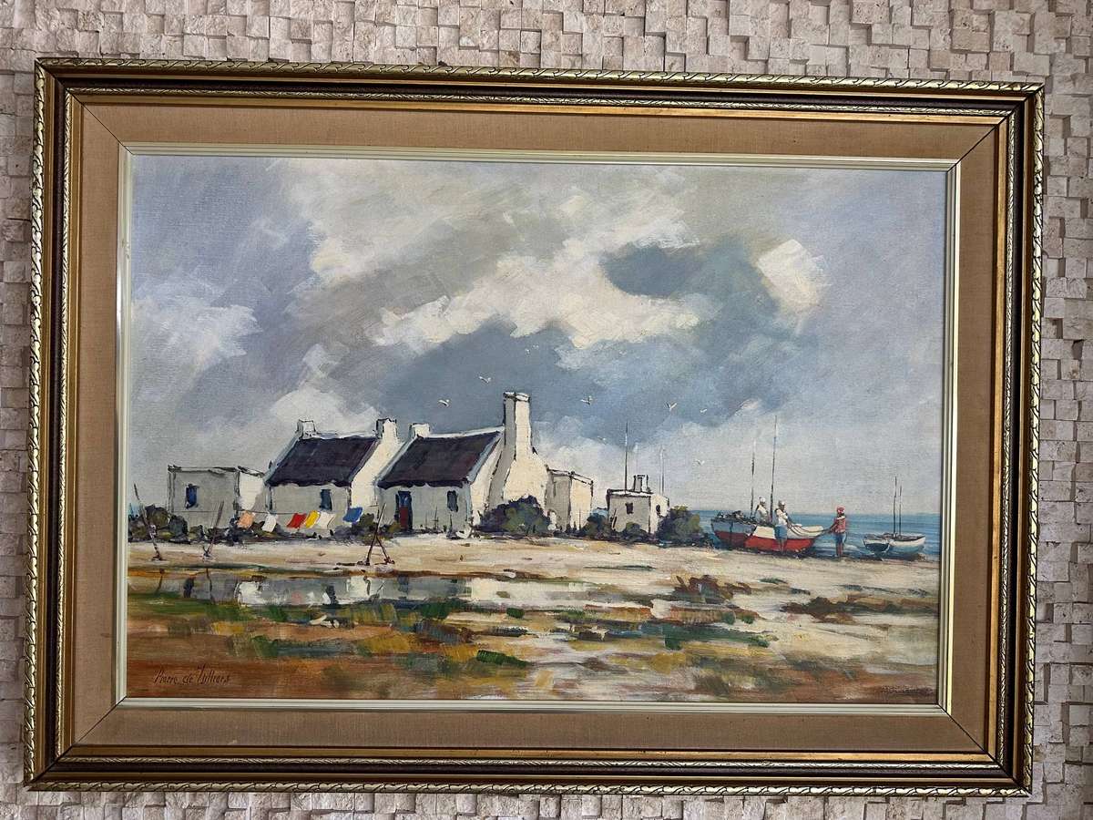 Pierre de Villiers oil painting ( 90 x 60 cm. )