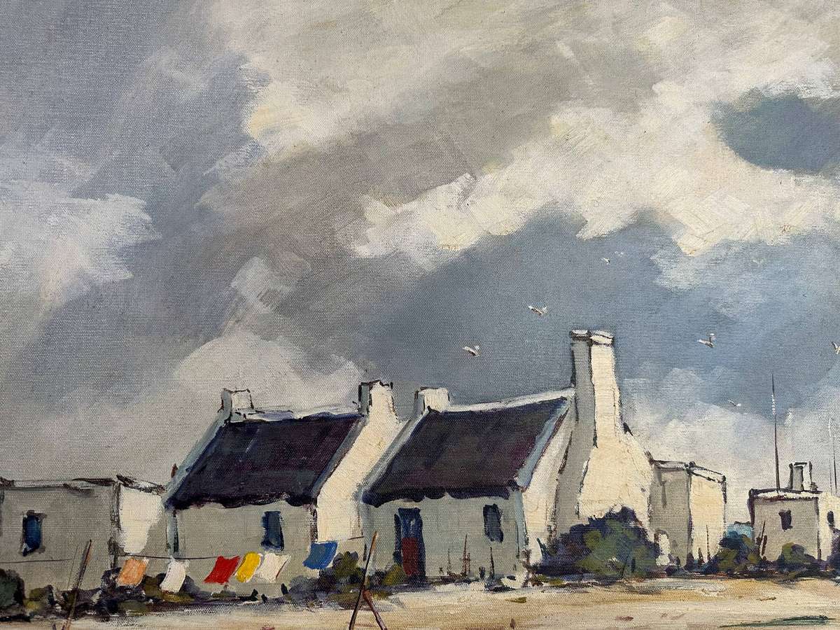 Pierre de Villiers oil painting ( 90 x 60 cm. )