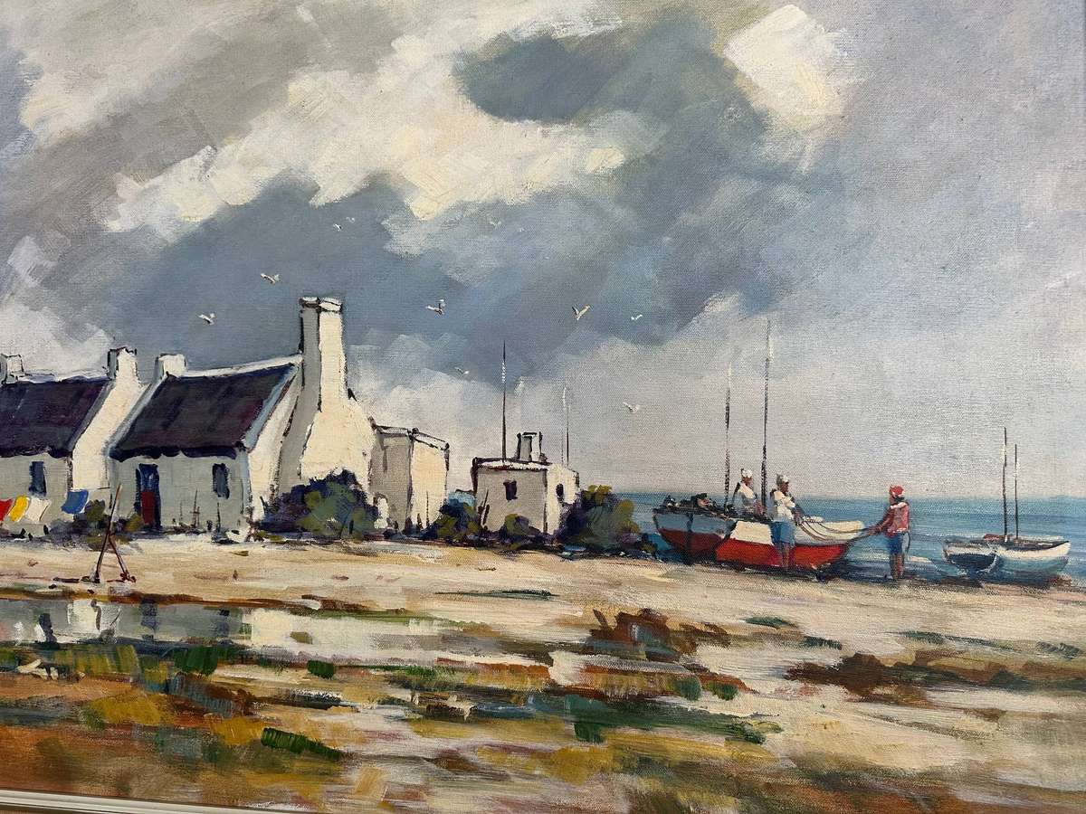 Pierre de Villiers oil painting ( 90 x 60 cm. )