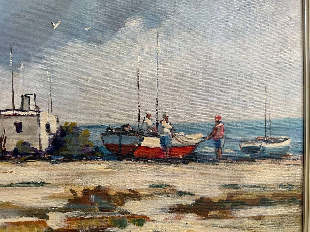 Pierre de Villiers oil painting ( 90 x 60 cm. )