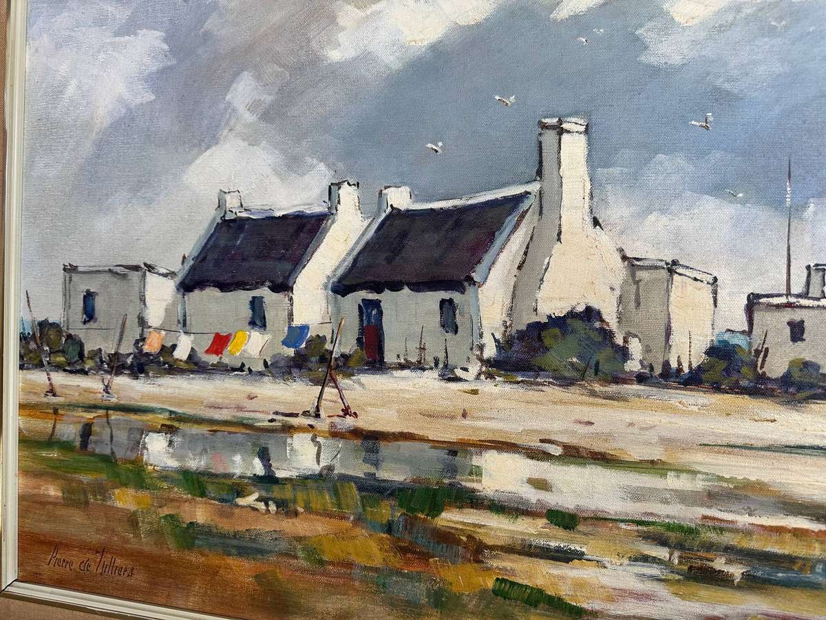 Pierre de Villiers oil painting ( 90 x 60 cm. )