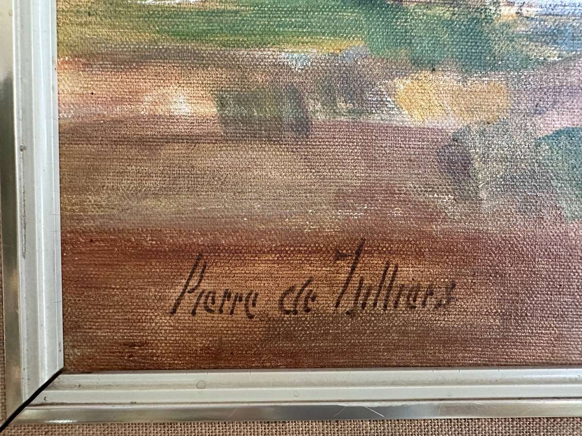 Pierre de Villiers oil painting ( 90 x 60 cm. )
