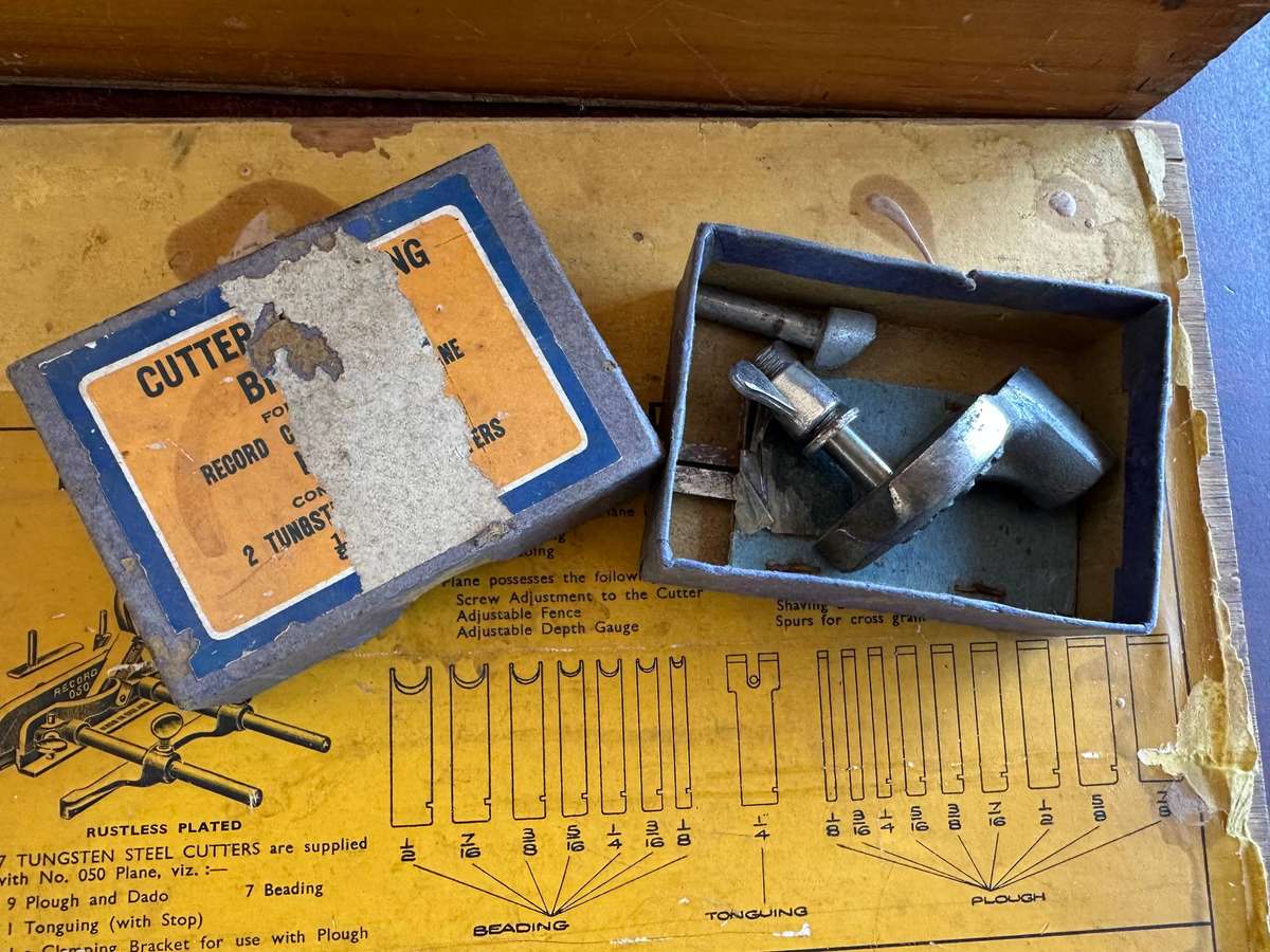 Record nr. 50 wood planer set in box