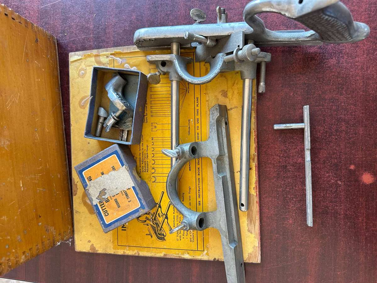 Record nr. 50 wood planer set in box