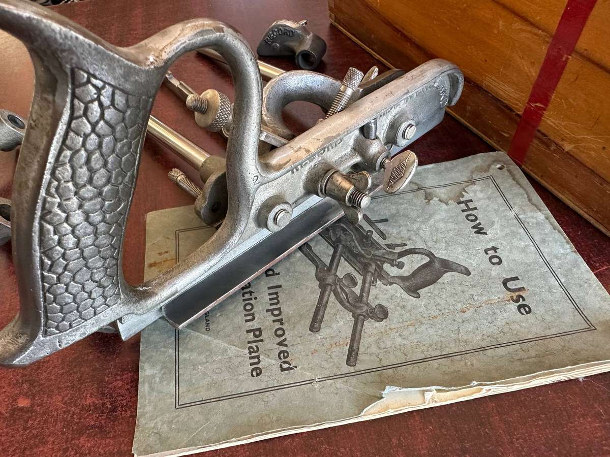 Record nr. 50 wood planer set in box