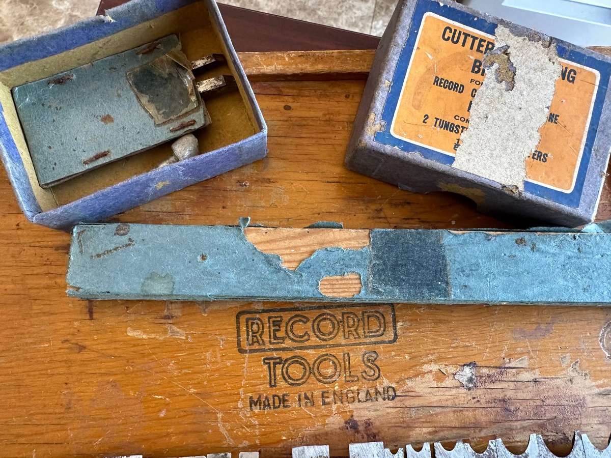 Record nr. 50 wood planer set in box