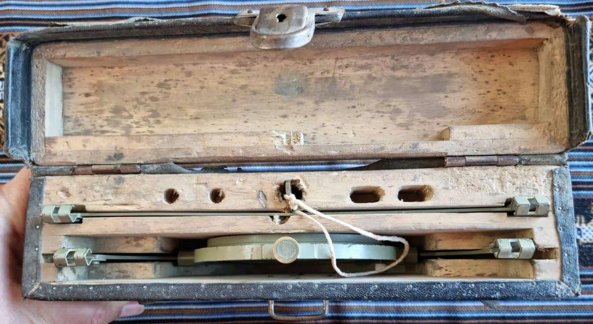 Vintage Miners Suspension Compass