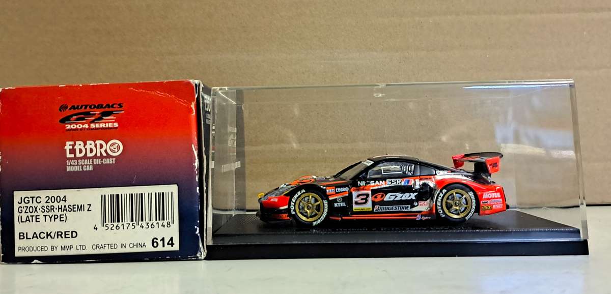 Ebbro G'Zox Hasemi Nissan 350Z JGTC 2004 (Late Type) 1/43
