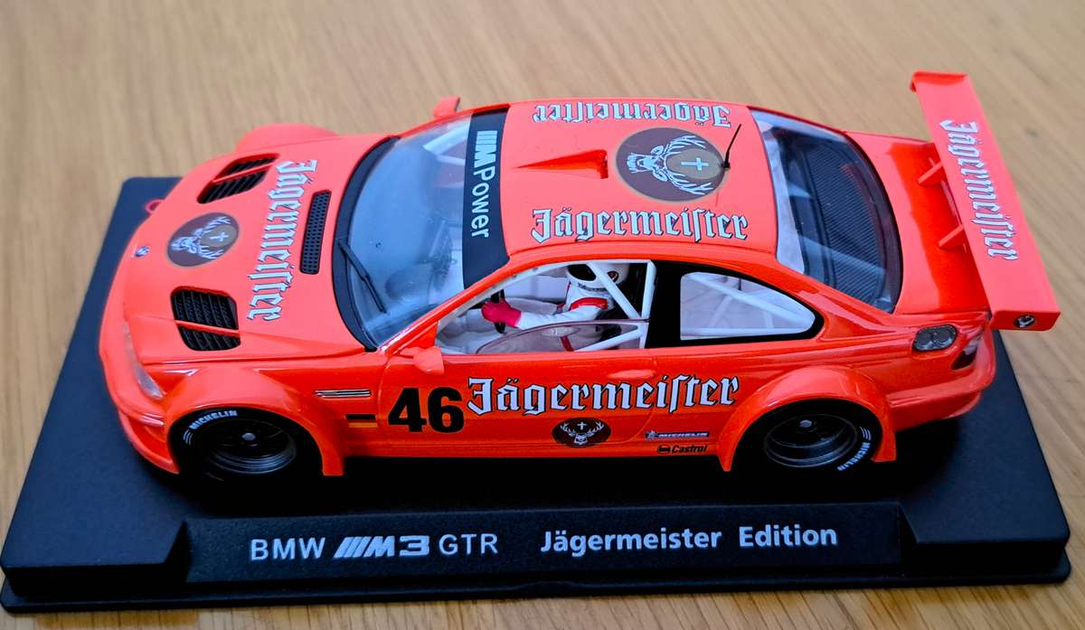 Fly BMW M3 GTR E46 "Jagermeister Edition" Analogue Slot Car