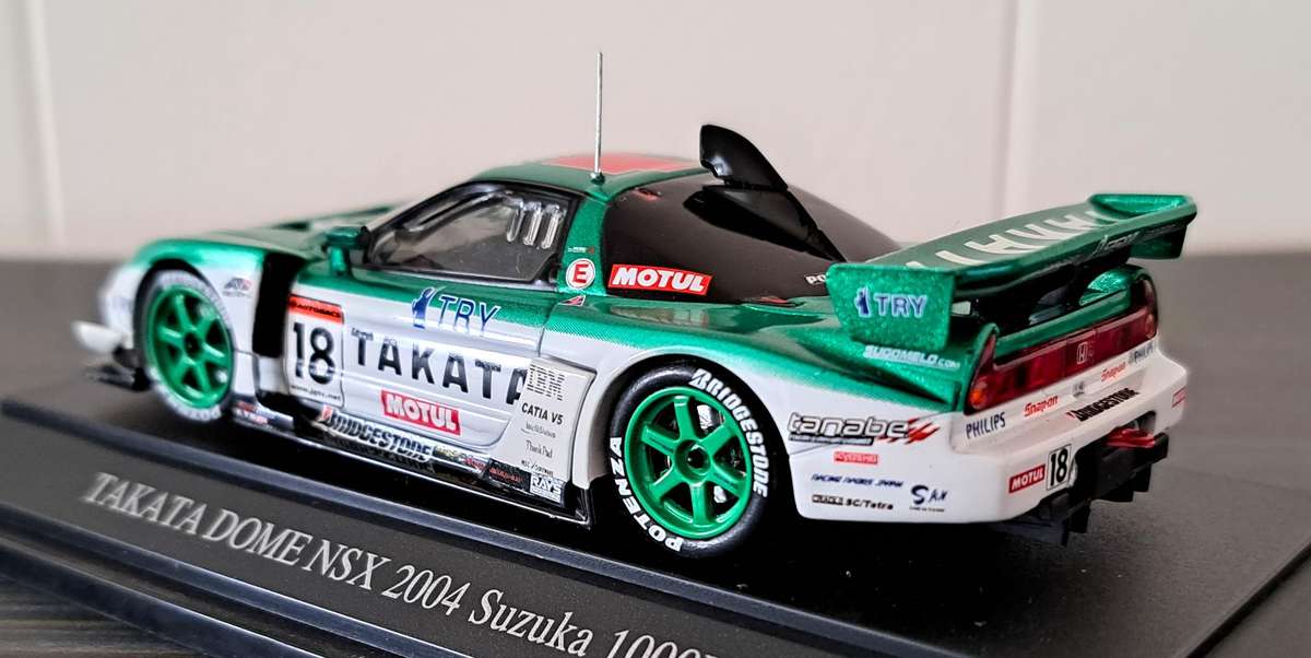 Ebbro Honda NSX Takata Dome 2004 Suzuka 1000km 1/43