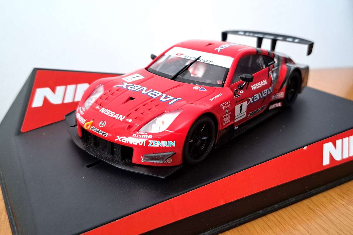 Ninco Nissan Fairlady "Xanavi" Analogue Slot Car 1/32