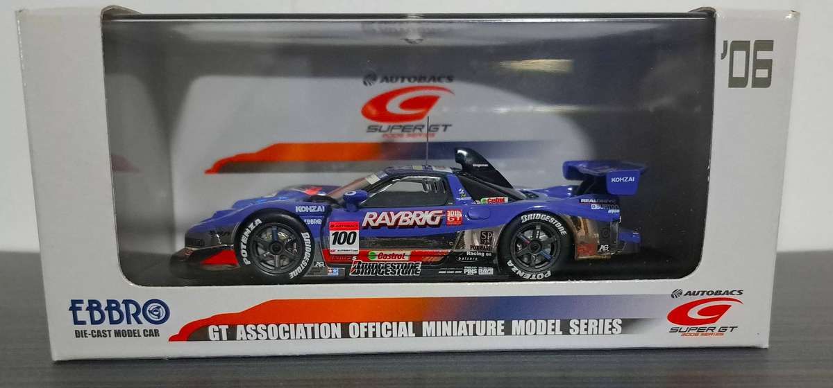 Ebbro Honda NSX Raybrig GT500 2006 1/43
