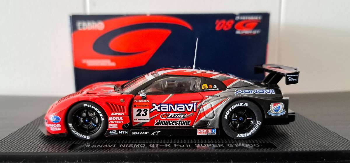 Ebbro Nissan GT-R "Xanavi Nismo" Super GT500 Fuji 2008 1/43