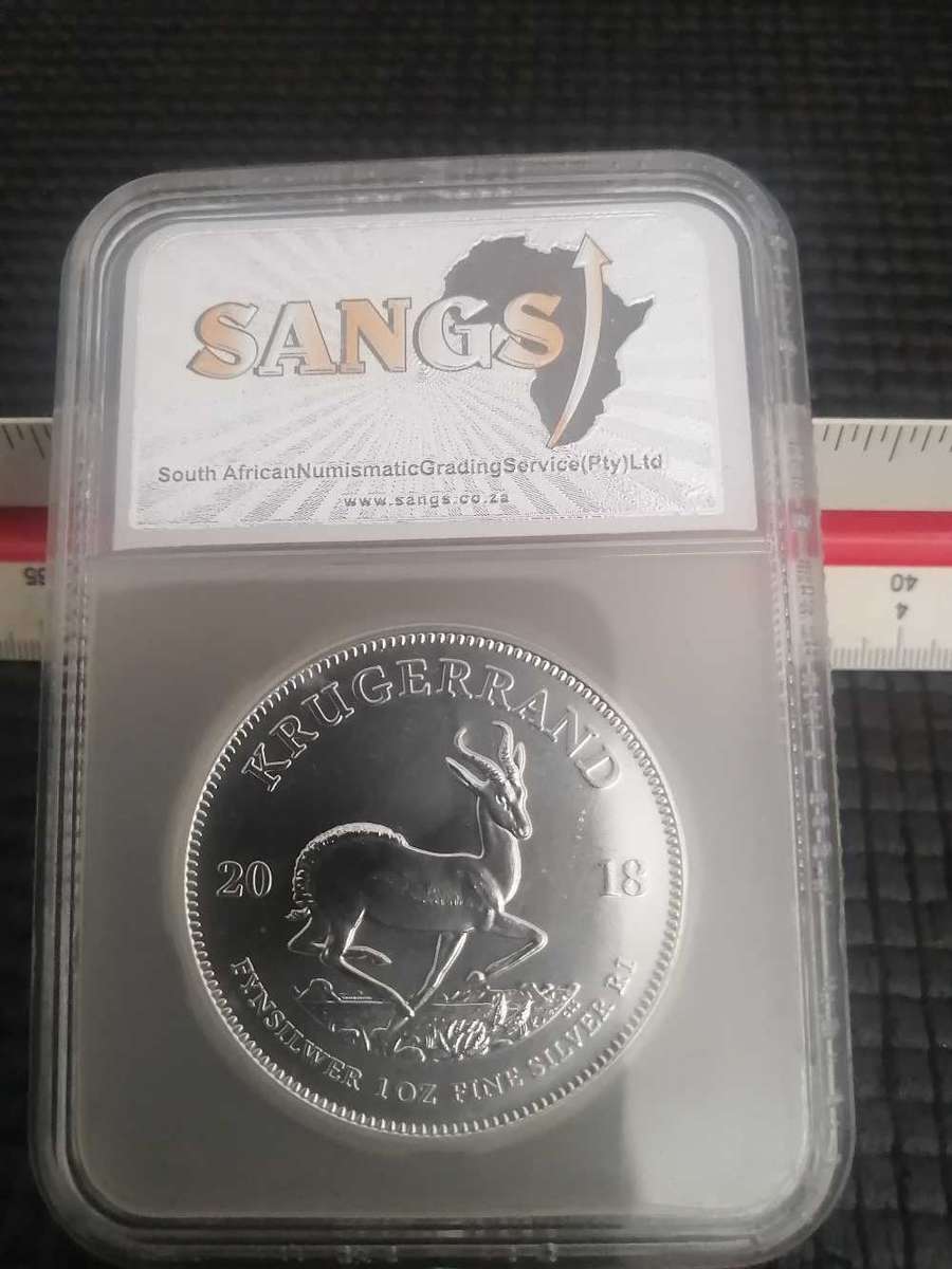 2018 1OZ Silwer Krugerrand MS68
