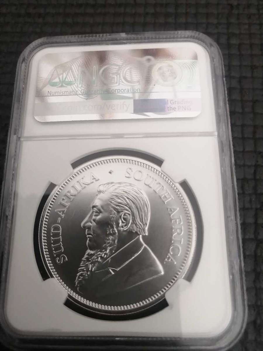 2018 1OZ Silwer Krugerrand MS 69