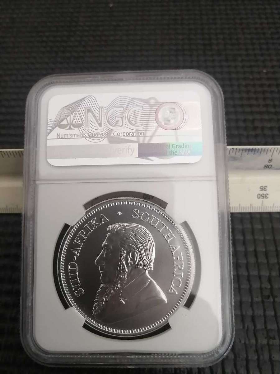 2018 1OZ Silwer Krugerrand MS 68