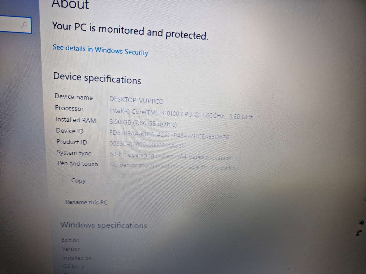 H310M Motherboard, I3 8100 , Ram + SSD Combo ( please read )