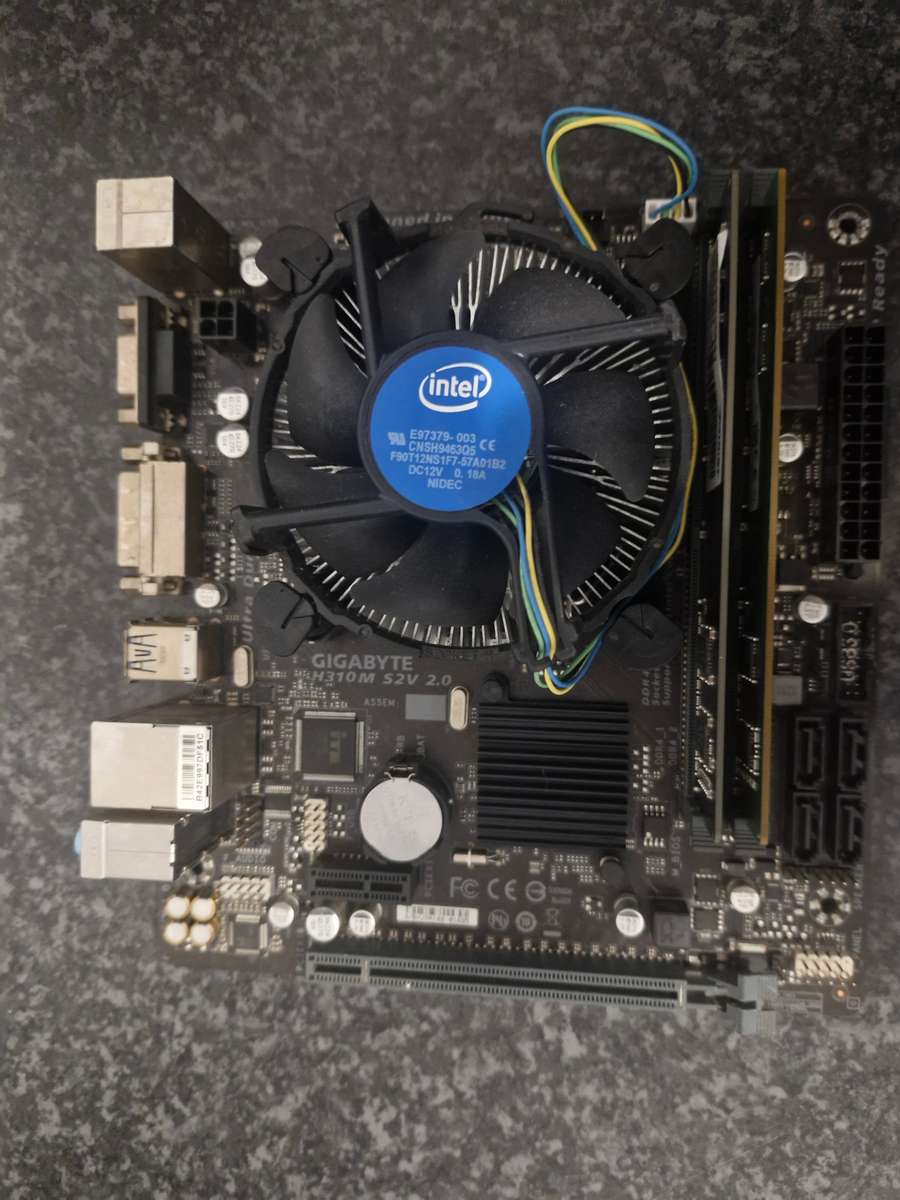 H310M Motherboard, I3 8100 , Ram + SSD Combo ( please read )