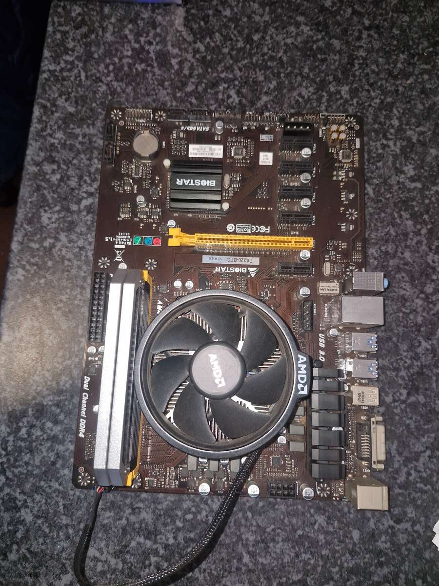 Biostar TA320, Ryzen 5 1400, 16GB Ram and SSD Combo