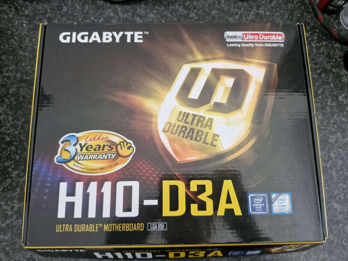 Gigabyte H110, i5 6500T, 8GB Ram combo