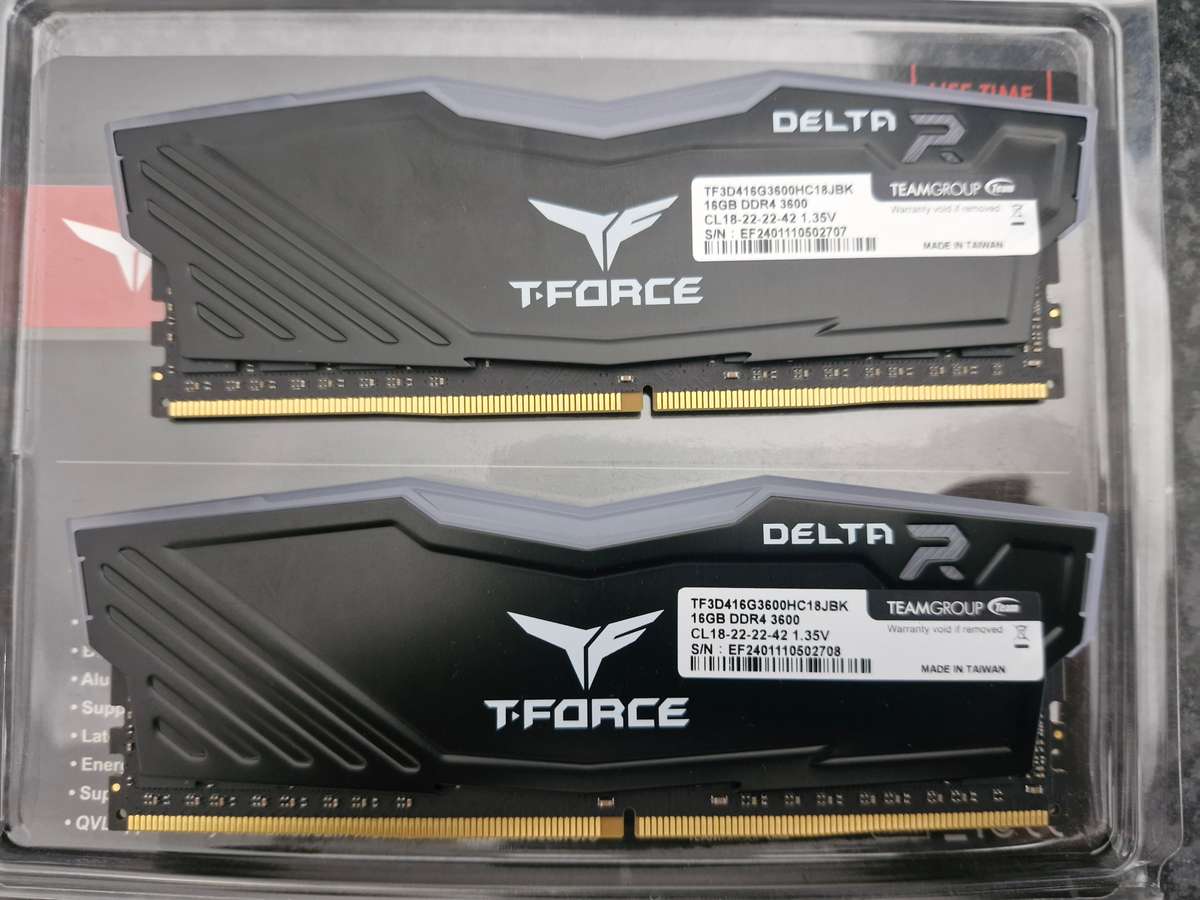 Asus Tuf A520M, 3800X , 32GB Ram Combo