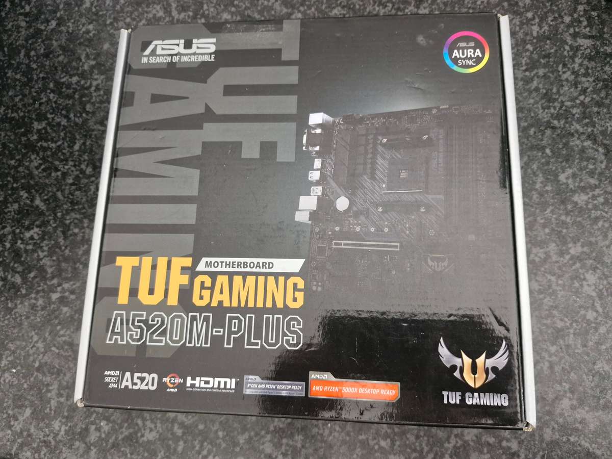 Asus Tuf A520M, 3800X , 32GB Ram Combo