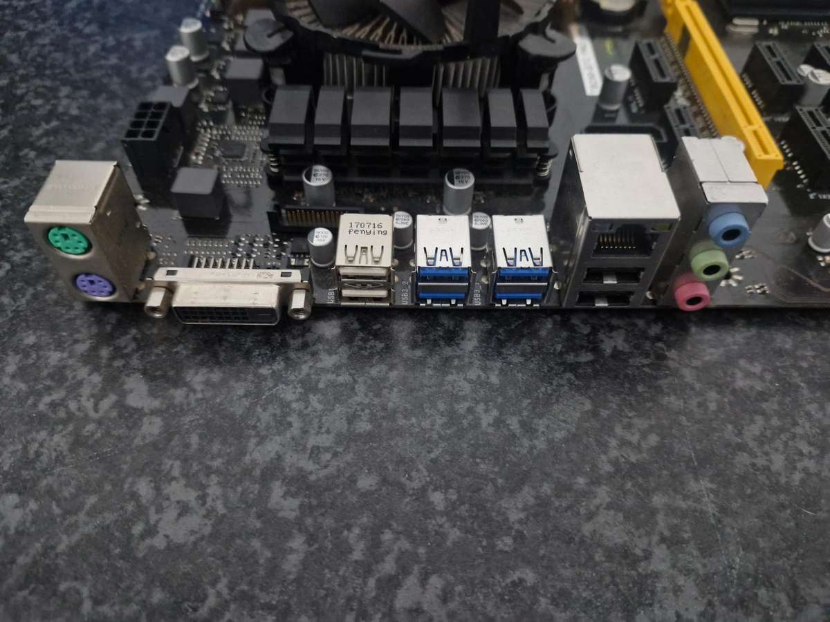 Biostar TB250 Motherboard, I3 6100 and 8GB Ram combo