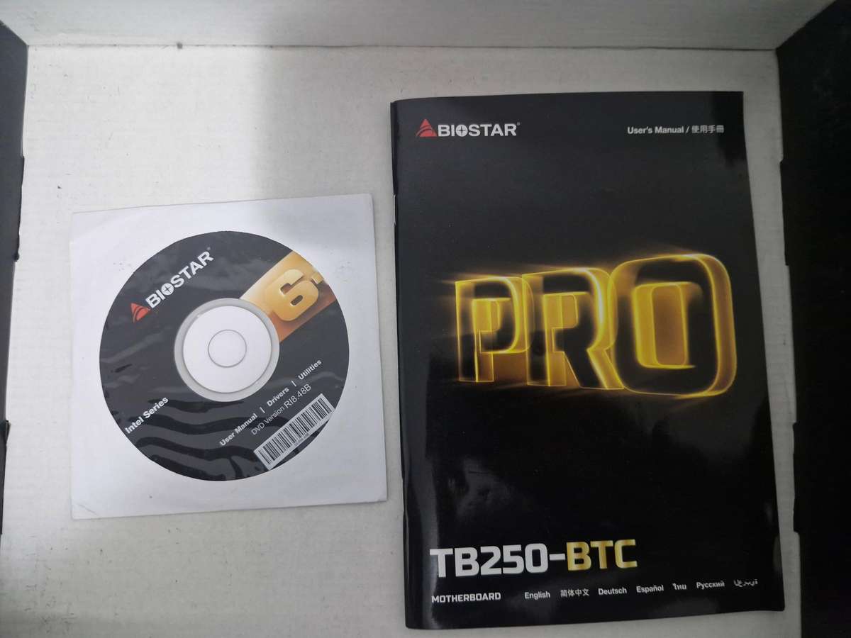 Biostar TB250 Motherboard, I3 6100 and 8GB Ram combo