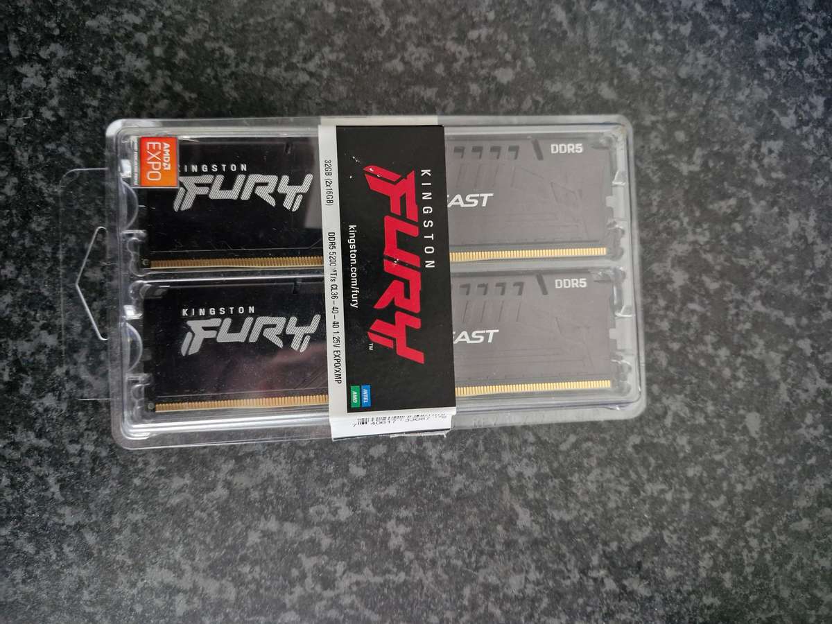 Kingston Fury DDR5 32GB (16GB x2 ) Ram
